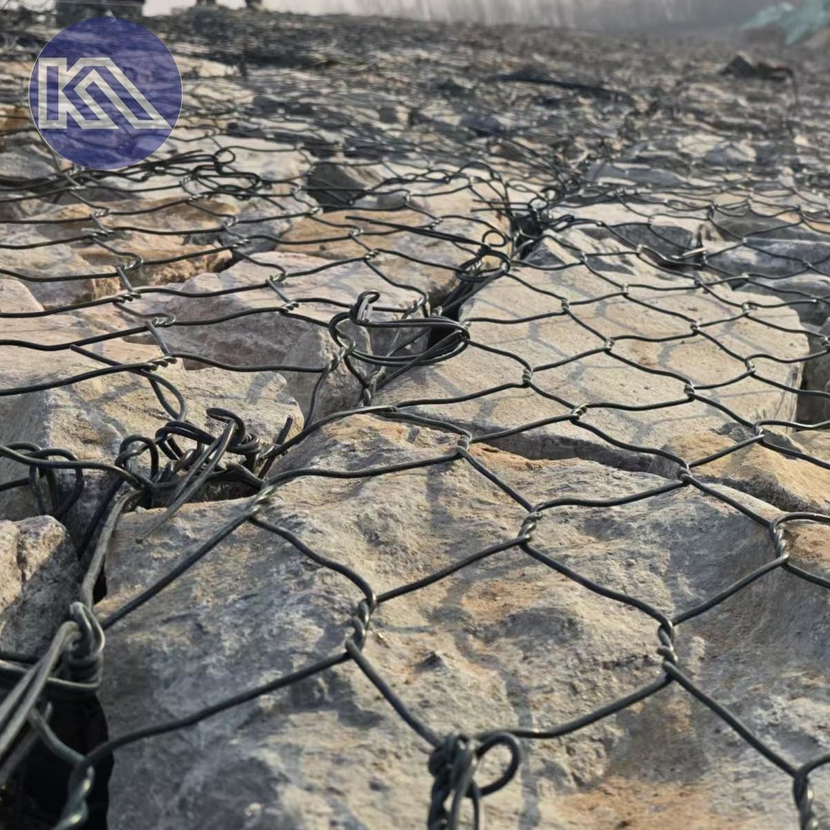 2*1*1M Hot Dip Galvanized Woven Wire Mesh Gabion Stone Cage Manufacturer