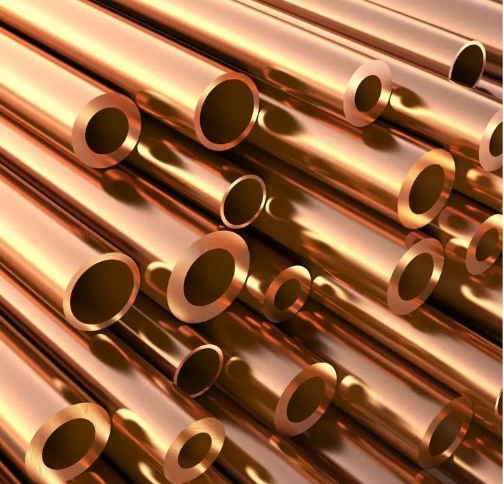 99% Pure Copper Nickel Pipe 20mm 25mm Square 3/8 Brass Tube Pipe