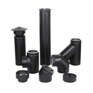 Wholesale Adjustable Elbow Telescoping Black Stove Pipe Condition New 24 Gauge Attractive from china suppliers
