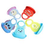 Waterproof 3d Animal Silicone Baby Bib Food Catcher Leak Proof