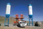 HZS50 Stationary Concrete Batching Plant, Ready Dry Batch Mixing Plant