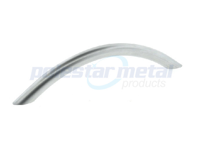 Bow Brushed Nickel Steel Cabinet Handles And Knobs , 96mm CC Cabinet C Pull Handle