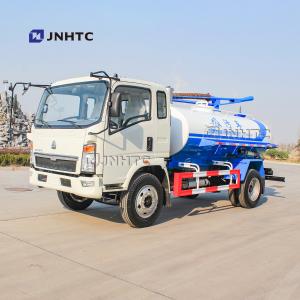 Wholesale HOWO Euro2 116hp 4X2 Sewage Suction Truck 5cbm from china suppliers