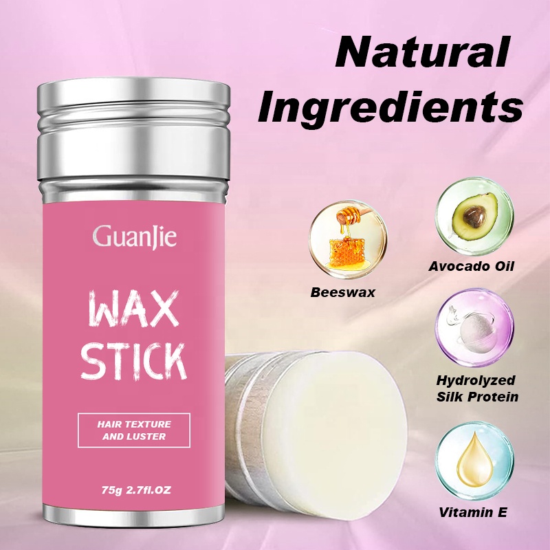 Strong Hold Hair Wax Stick for Flyaway Edge Frizz Fast Drying Styling Wax Solution