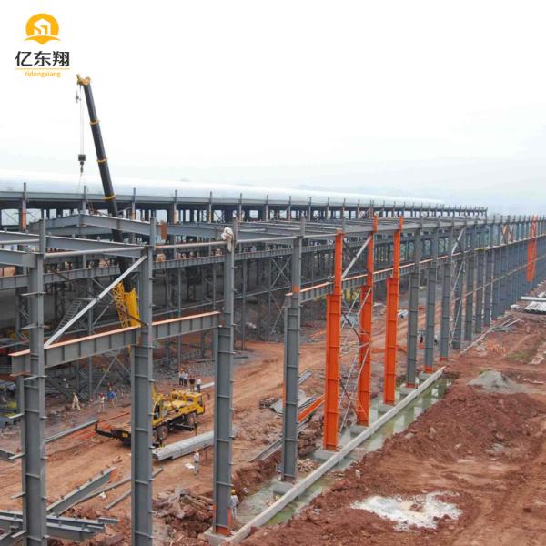 Anti Corrosion Prefabricated Steel Frame Building Construction Auto CAD Drawing