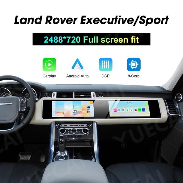 Dual 12.3/15.5 Inch Screen Range Rover Executive Sport Car Radio Portable