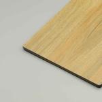 Yellow Hickory Aesthetic Wooden Aluminum Composite Panel 3mm Acp Sheet Facade