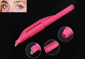 Wholesale Hot sale disposable microblading pen 3D permanent makeup eyebrow lips eyeliner manual tattoo pen with 14pin blade from china suppliers