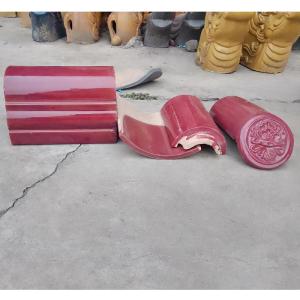 Wholesale Customizable Colorful Chinese Glazed Roof Tiles for Parks and Traditional Buildings from china suppliers
