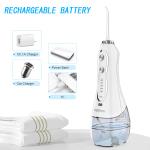 Cordless Electric Portable Water Flosser 300ml Waterproof IPX7