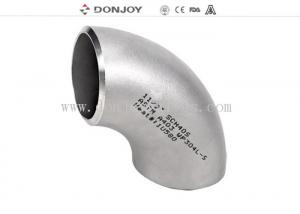 Wholesale SS304 Industrial Butt weld Stainless Steel bend elbow 90 degree Pipe Fittings Sch10 Sch 20 SCH40 pipe accessories from china suppliers