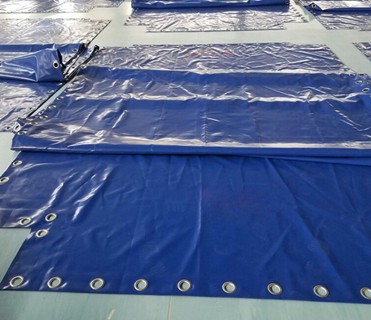 20ft 40ft Open Top Container Parts Tarpaulin Container Cover with Yarn Count 1000D*1000D and PVC Coating