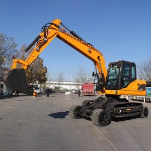 Wholesale Yuchai Engine Small Mini Excavator Yellow Hydraulic Excavator Machine from china suppliers