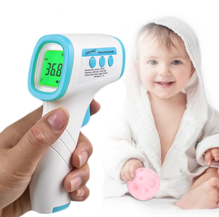 Smart fever digital infrared forehead thermometer CE FDA Certificated