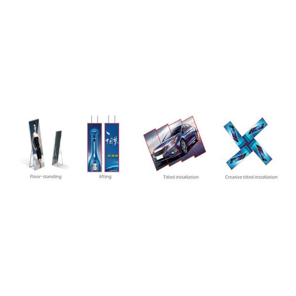 P3 Poster display with cloud management system for retail store ads