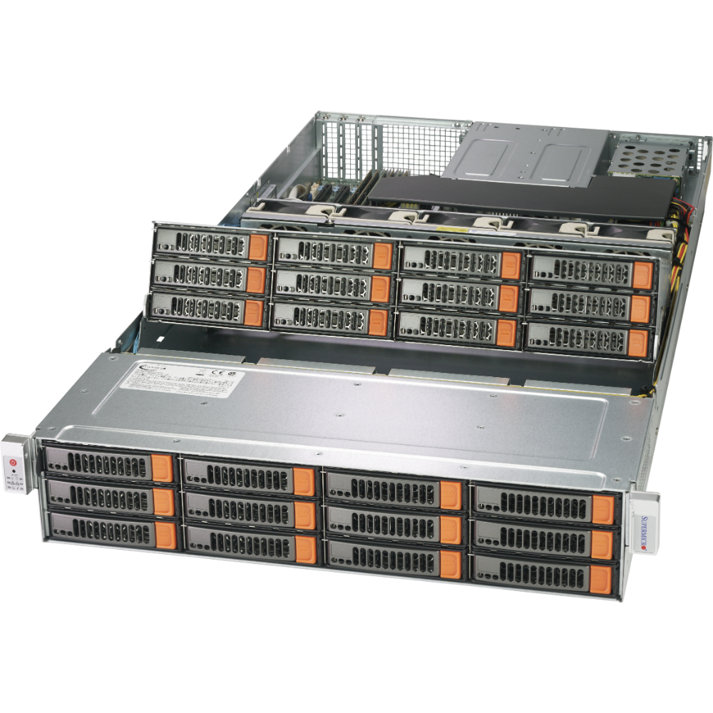 Rack SuperMicro Servers Rock with Private Mold SSG-2029P-E1CR24H and Intel 6226R CPU