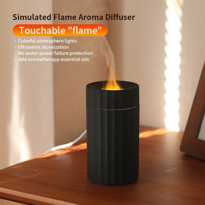 Dropshipping Products 2023 Flame Diffuser Waterless Humidifier 100Ml Car Aroma Diffuser