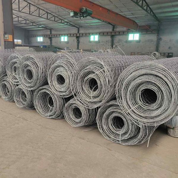 Hexagonal Mesh Rock Fall Protection Mesh Gabion Wire Mesh Roll Customized