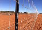 Galvanized Steel Fixed Knot Field Fence High Strength 2.5mm Wire Woven For