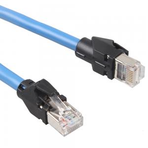 China Cat6a S/FTP Ethernet Cable 6 Feet  RJ45 Network Cord Patch Industrial Drag Chain Network Cable on sale