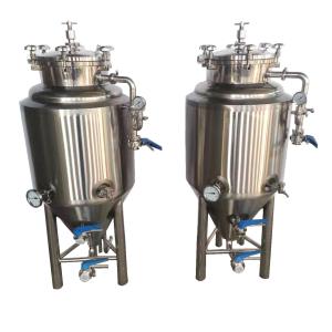 Wholesale 100L Stainless Steel 304 Mini Beer Fermentation Tank for Beer Fermenting Equipment from china suppliers