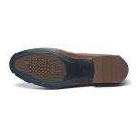 Brown Anti Odor Breathable Mens Leather Moccasins