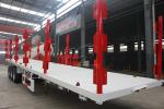 LED Lights 40ft Flatbed Container Semi Trailer