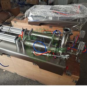 Wholesale Semi-Auto Pneumatic Tea Juice Milk Mineral Water Bottling Machine from china suppliers