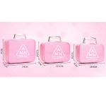 Fashion Large Capacity Women PU Leather Makeup Case