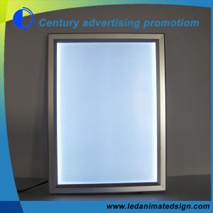 Wholesale Silver aluminum frame led light box from china suppliers