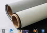 15oz Gary Color 4HS E Glass Silicone Coated Fiberglass Fabric , Silicone Coated