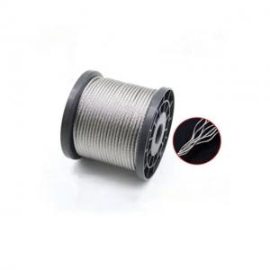 Wholesale 1x12 7x7 7x19 4mm 5mm 6mm 8mm 10mm A2 A4 304 316 Aircraft Stainless Steel Wire Rope from china suppliers
