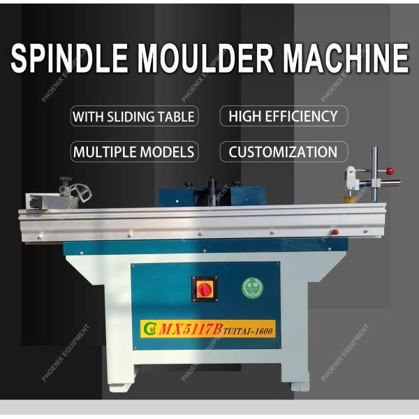 Solid Wood Vertical Woodworking MX5117B Spindle Moulder Machine with Sliding Table