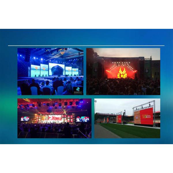 P2.604 Commercial Led Display Screen , HD Led Display Pure Black LED Series