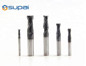 Wholesale Cemented 2 3 4 6 Flute Tapered End Mills , Tungsten Carbide End Mill from china suppliers