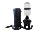 Outdoor IP68 96 144 Cores Fiber Optic Splice Closure Dome Mechanical PP Uncut