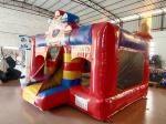 1000D Outdoor Bounce House Ferris Wheel Tickets Inflatable Bouncer Castle With