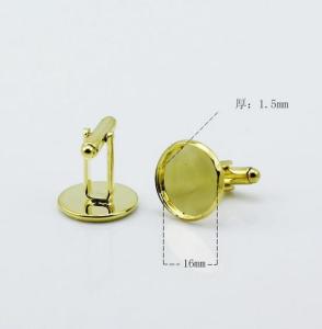 Wholesale Shiny gold cufflink/ brass cufflink/ luxury cufflinks from china suppliers