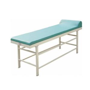 China Green Color Medical Examination Couch With Pillow , Portable Medical Exam Table  Hospital Patient Table on sale