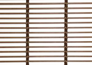 Wholesale Rose Gold 10ft Stainless Steel Grill Mesh Curtain Plain Weave Nano Coating from china suppliers