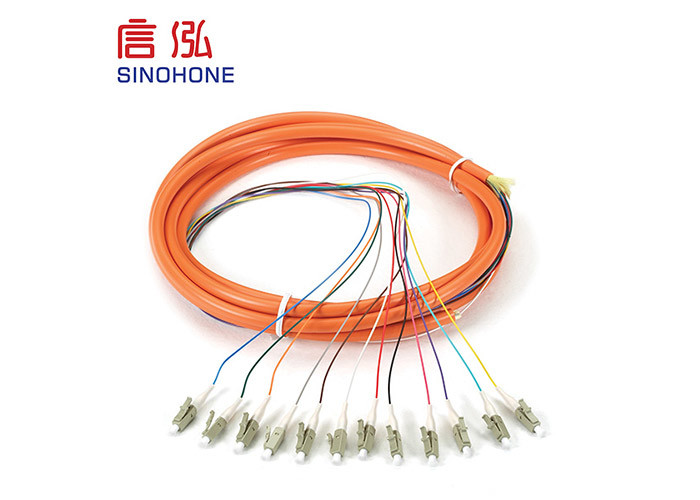 LC Fiber Optic Patch Cord Lucent Connector Custom Color For Gigabit Ethernet