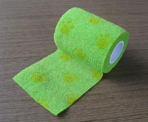 Wholesale Colorful Printed animal self-adhesive bandage dog wrap petflex tape 5cm x 4.5m from china suppliers