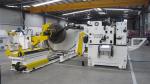 Electric Parts Coil Feeding Line Uncoiling / Straightening / Feeding High