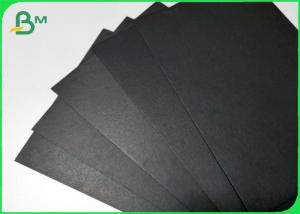 China Foldable FSC Approved Black Paper Board Paper Box Material Paper 300gsm 350gsm on sale