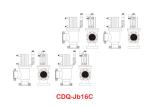 Reliable Seal Vacuum Angle Valve Pneumatic Drive / Smc Vacuum Valve Small
