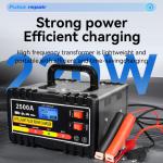 110V 220V 12V 10A 24V 5A Automatic Lead Acid Battery Charger for Auto Motorcycle