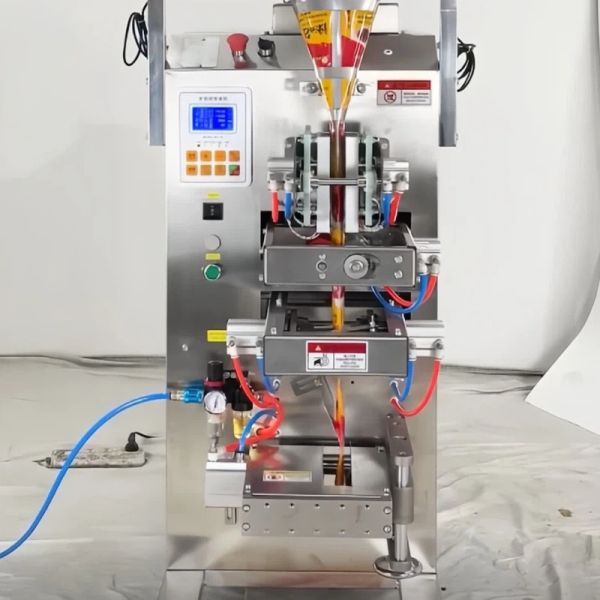 Pneumatic Vertical Automatic Packaging Machine 450W 4 Side Sealing Packing Machine