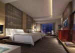 Elegant Modern Star Hotel Bedroom Furniture Sets For Apartment / Guest Room