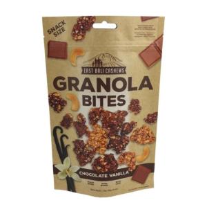 Wholesale Snack Packaging Kraft Paper Pouch Zip Lock Gravnre Printing 180 Micron With Hand Hole from china suppliers