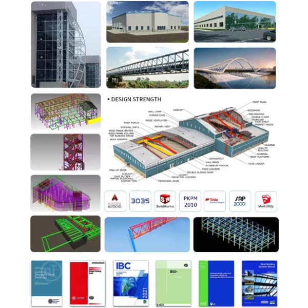 Quick Installed Prefabricated Steel Frame Structure Building Industrial Workshop Warehouse Factory Plant Shed